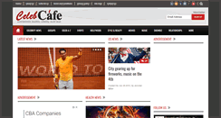 Desktop Screenshot of celebcafe.org